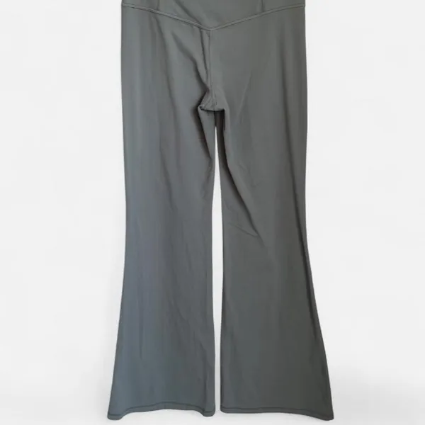 Athleta Gray Green Flare Leggings Medium M Read Description/Small Flaw - Image 2