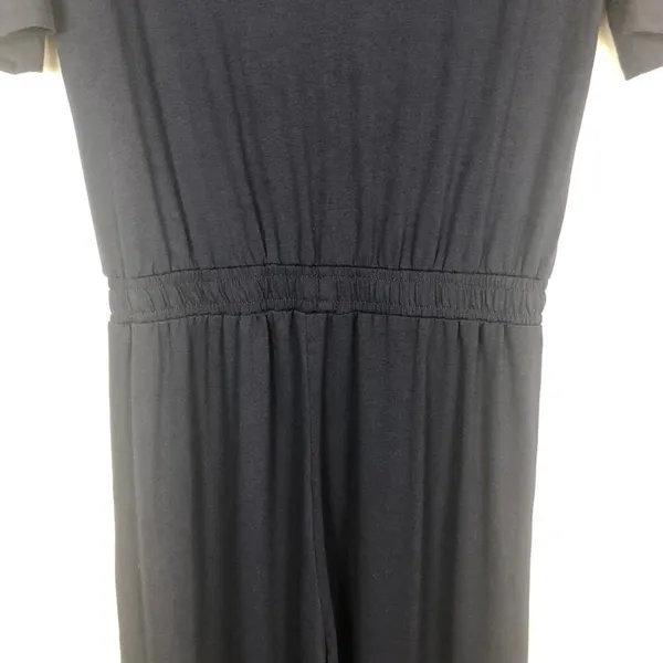 Women's Short Sleeve Blue Jumpsuit Size Medium - Image 13