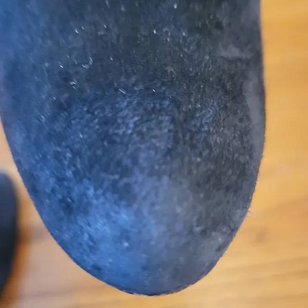 Cole Haan Black Suede Ankle Boots Spike Heel Slip On Party Night Out Witchy‎ - 6 - Image 7