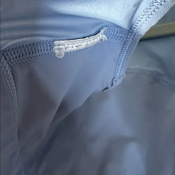 Gymshark Light Blue Racerback Sports Bra - Image 5