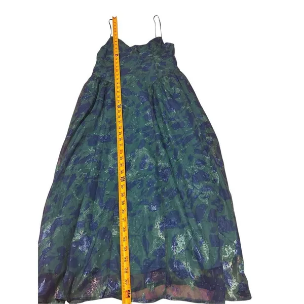 NWT Hello Molly Fresh Nectar Midi Dress Blue Size XL (14) - Image 8