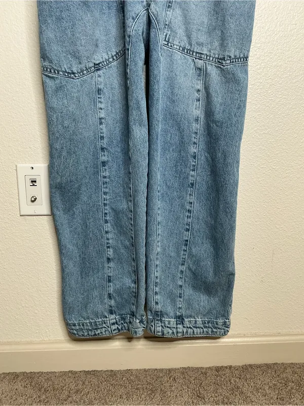 Free People - We The Free High Roller Jumpsuit blue medium - Image 7