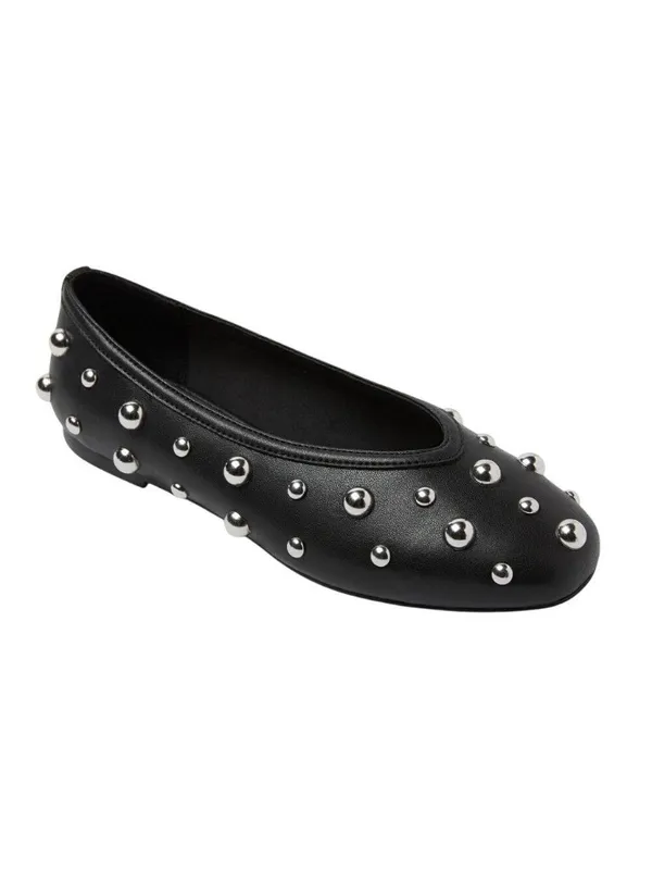 A New Day Womens Sammie Studded Ballet Flats 94462298 Black 6M - Image 11