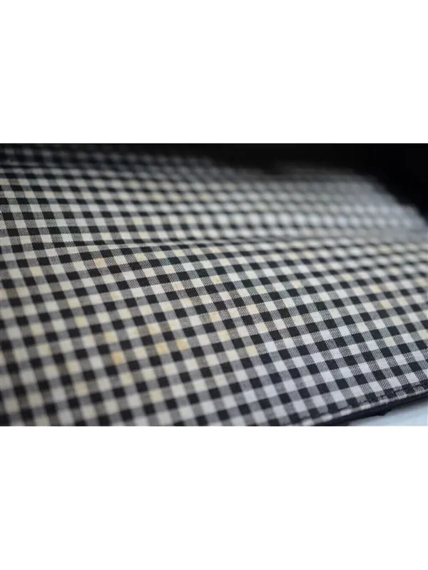 Kate Spade Sam Icon Nylon Vtg. Shoulder Bag with B/W Gingham Interior - Image 5