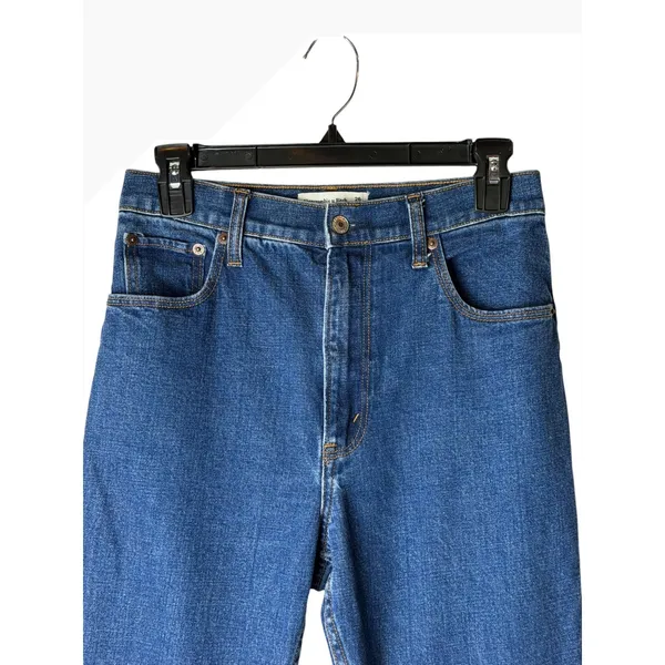 Abercrombie & Fitch Ankle Straight Jeans‎ Women 26 Blue Denim Ultra High Rise - Image 4