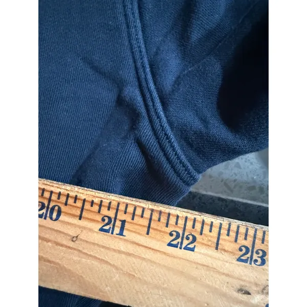 Lululemon Perfectly Oversized Crewneck Sweatshirt Navy Blue Long Sleeve Pullover - Image 5