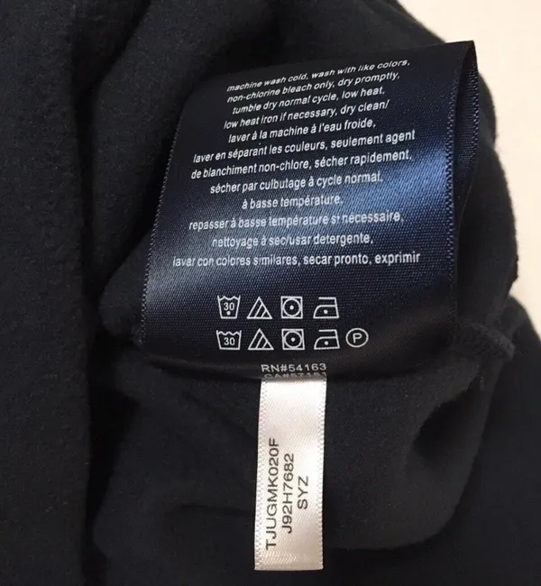 Tommy Hilfiger Small Blue Fleece Pullover NWT Cowl Neck Longer Back Hem - Image 5