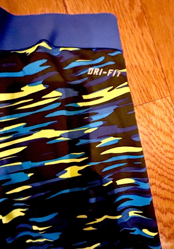 Nike Pro Haze Compression Capri dry fit Legging 729415-480 blue,black,neon green - Image 17