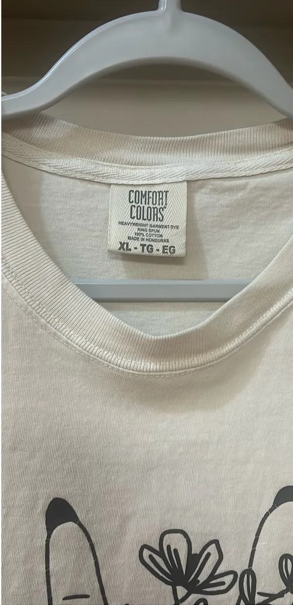 Comfort Colors Floral Peace T-Shirt - Image 2