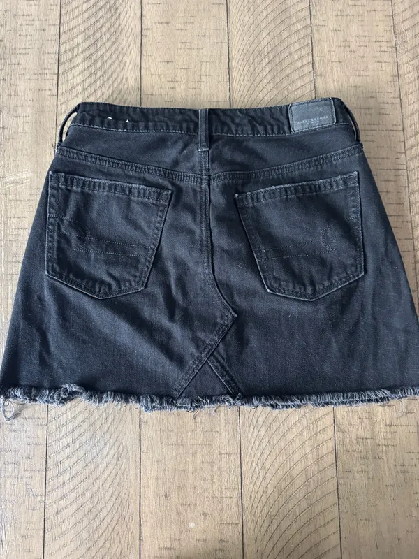 American Eagle Black Denim mini skirt  - Image 2