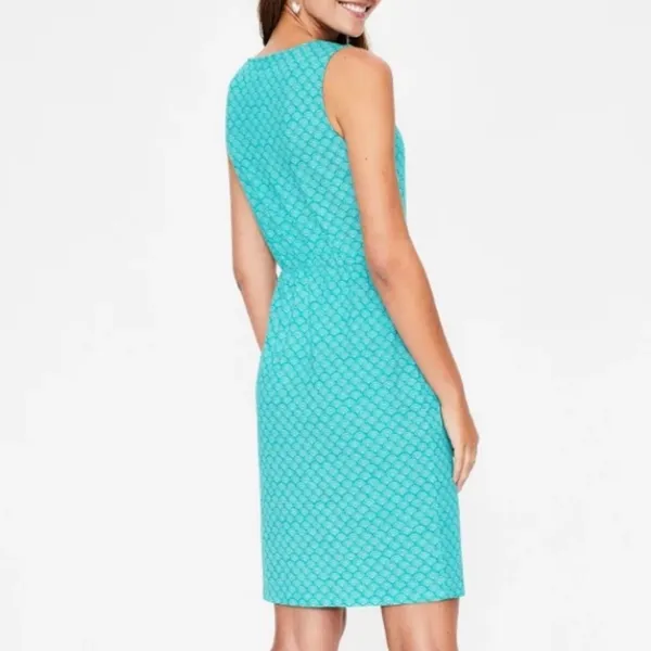 Boden Melinda Jersey Floral‎ Sleeveless Dress 6 - Image 3
