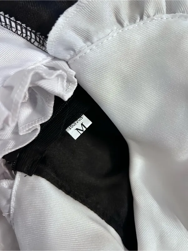NWOT Anime French Cat Maid Halloween Sexy Dress Up Costume Size Adult Medium - Image 11