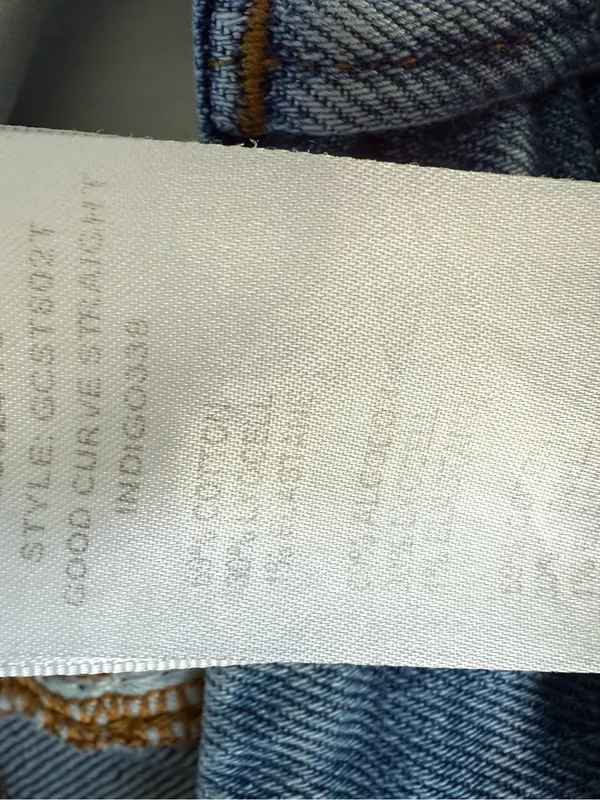 Good American Women's Good Curve Straight Jeans indigo 338 size 6 - Image 6