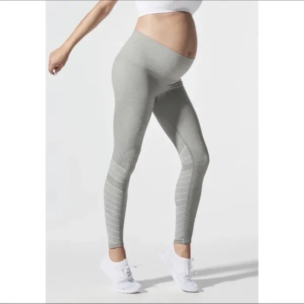 Blanqi Dove Grey Hipster Contour‎ Legging size M NWT Maternity or post partum - Image 3