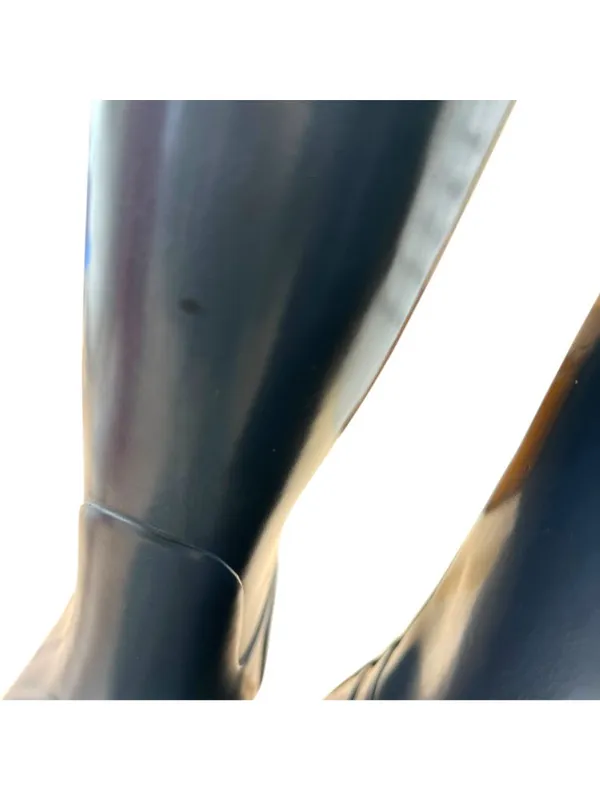 Hunter Original Tall Gloss Rain Boots Womens Gray Size US 6 EU 37 - Image 15