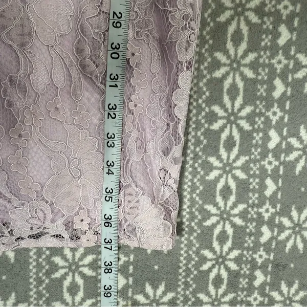 NWT Lulu's Normani Lavender Lace Sleeveless‎ Dress Small Romantic Soft Glam - Image 12