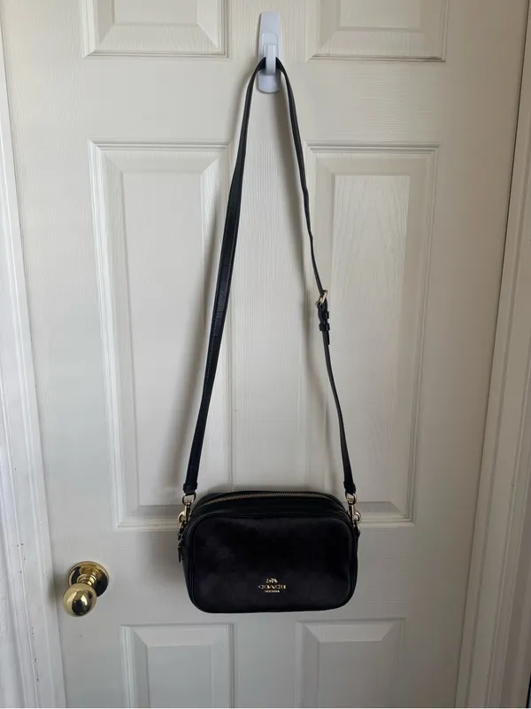 Coach Jes Brown Logo Crossbody Bag - Image 2