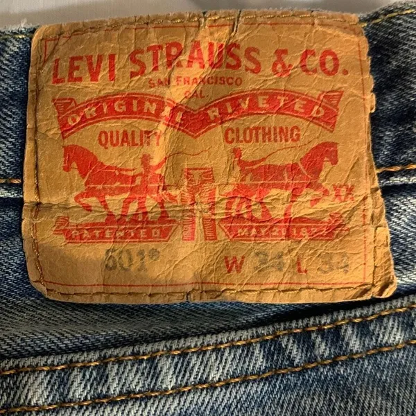 Levi’s 501 Y2K Blue Jeans Waist 34 / Inseam 31 - Image 11