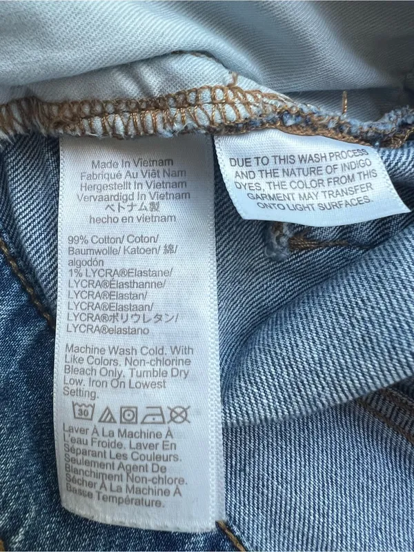 J.Crew Full Length Wide-Leg Jeans Button Fly Blue Size 30 - Image 5