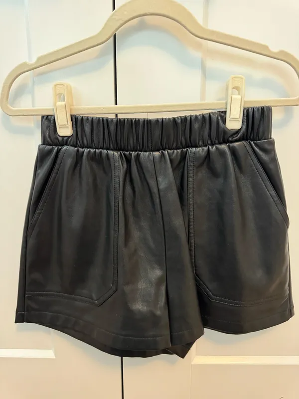 Steven By Steve Madden Leather Pants with Scrunch Waistband - Image 2