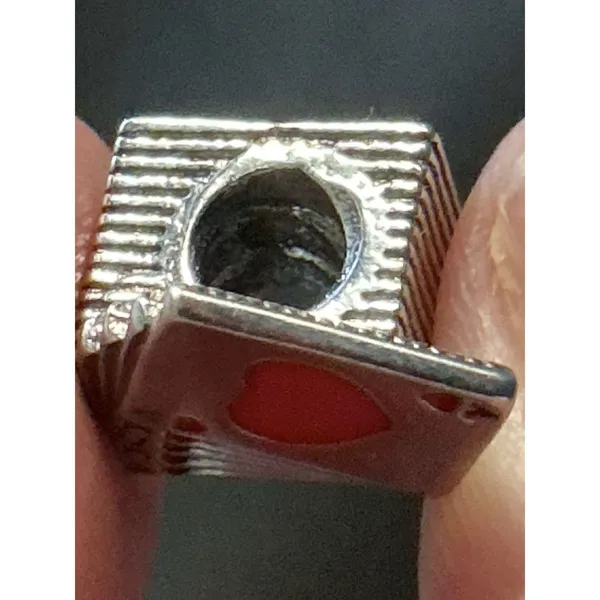 Pandora Playing Cards Charm 797195EN09 Red Black Enamel S925 ALE Retired - Image 6