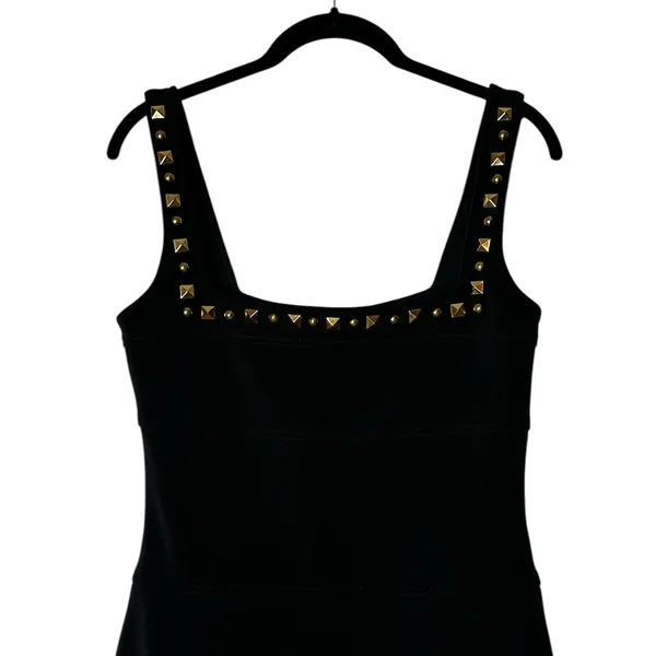 Vintage Cache Bodycon Dress Little Black Dress Cocktail Y2K Party Evening Date - Image 4