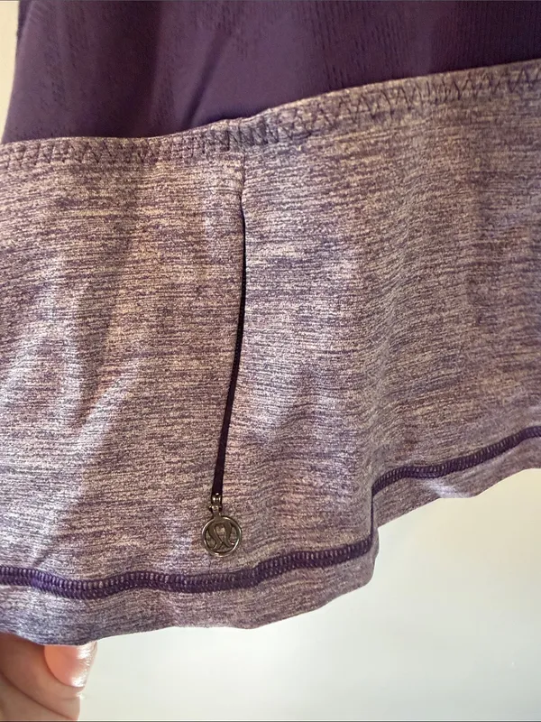 Lululemon 4 Chaturanga Concord Grape Athletic Activewear Tank Top - Image 9