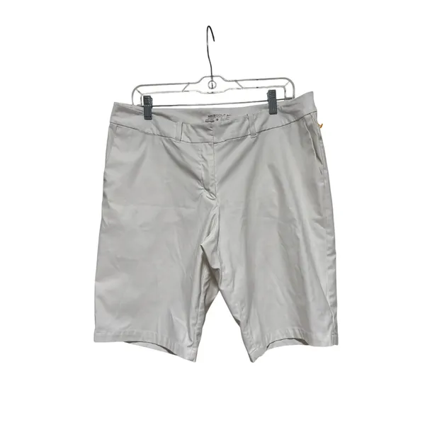 Nike Golf White Dri-FIT Shorts Size 12 - Image 2