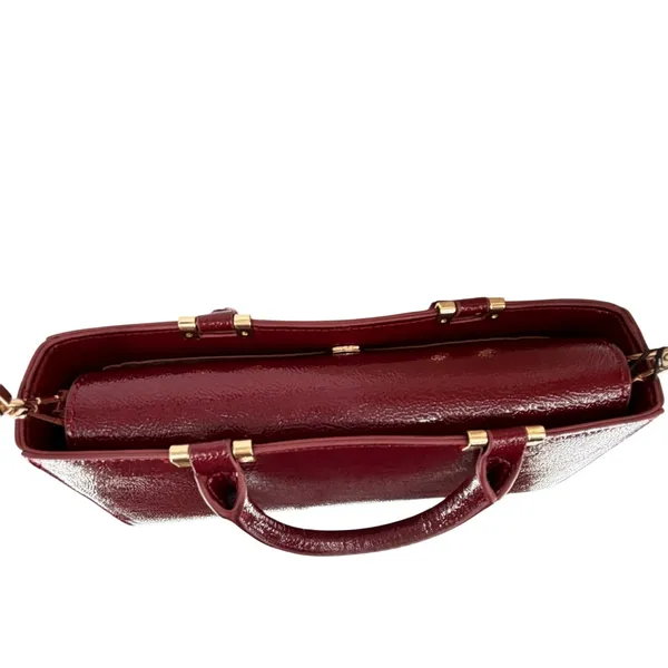 Zara Textured Burgundy Red Handbag Ref 6813/410 NWOT - Image 6