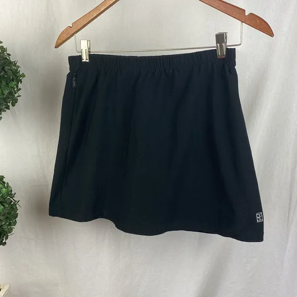Nike Black Tennis Sport Athletic Mini Skort Skirt S - Image 2