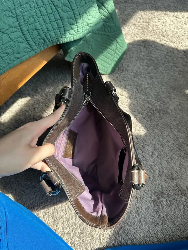 Vintage Coach Pebbled Penelope Tote Bag - Image 5