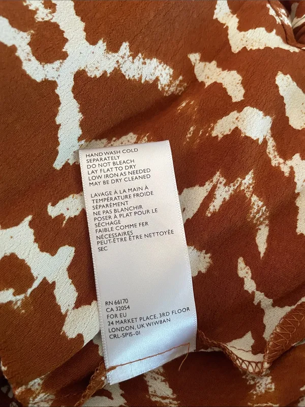Cleobella Karina Mini Dress in Ginger Women's Size Small - Image 10
