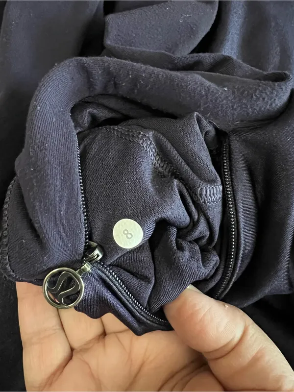 Lululemon Emerge Renewed Purple Asymmetrical Zip Up Athletic Jacket - Image 7