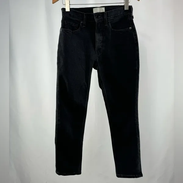 Everlane‎ The Original Cheeky Jean in Black Size 26 Crop - Image 8