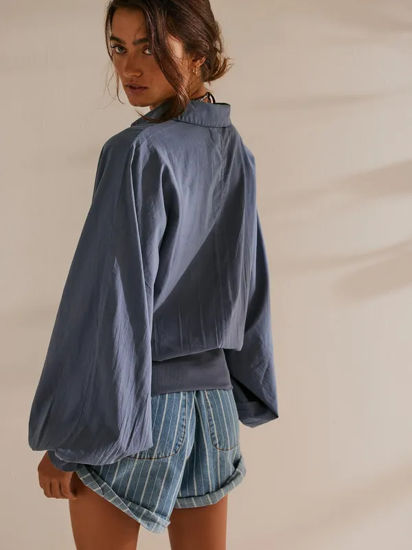 Free People NWT  Haru Pullover in flint stone. Size Small - Image 3