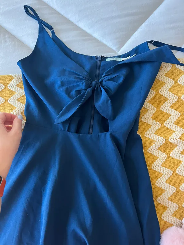 Kimchi Blue Navy Cut Out Mini Dress - Image 6