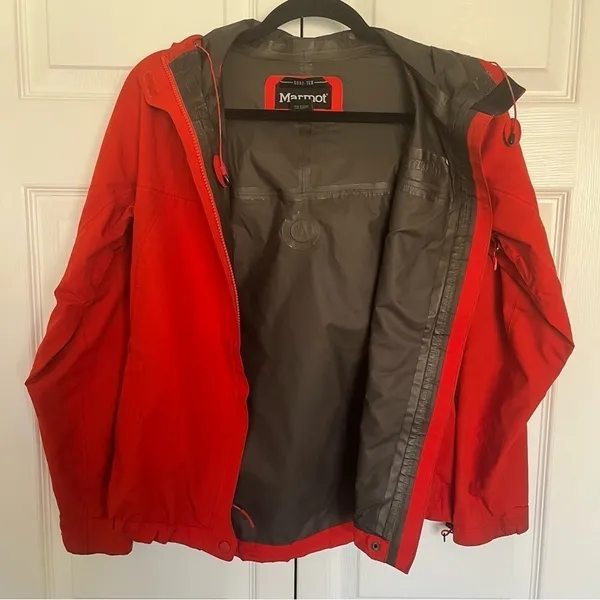 Red Orange Women's Marmot Minimalist Jacket Size XS - Image 10