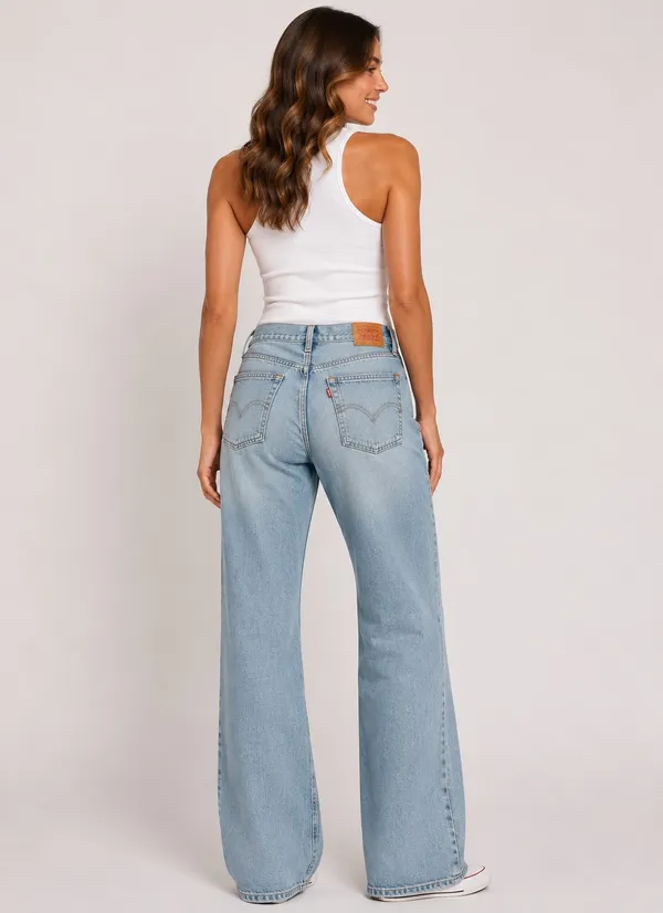Levi’s 505 Light Straight Wash Jeans - Image 2