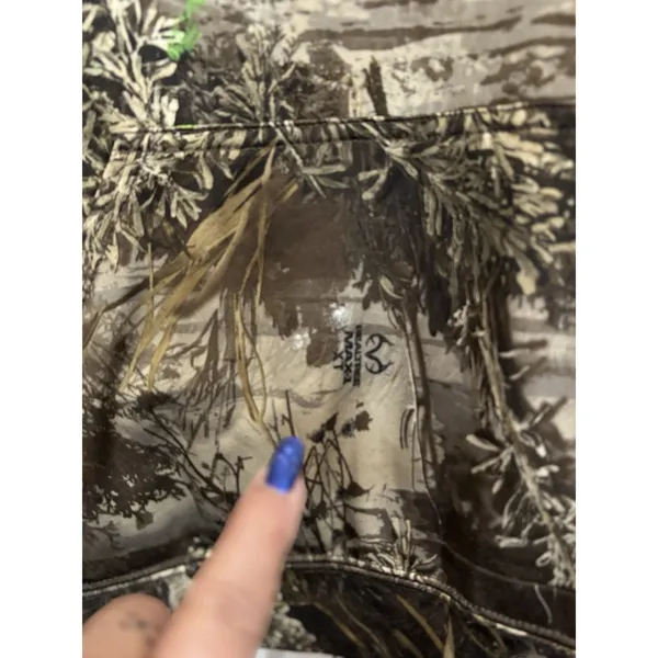 Realtree Tan/Green Pullover Long‎ Sleeve Hoodie Logo Graphic Size XL Unisex - Image 4