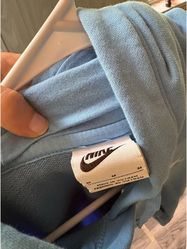 Baby Blue Nike Hoodie - Image 2
