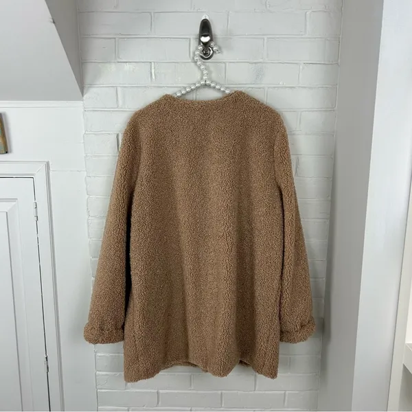 Sanctuary Button Front Teddy Knit Jacket Size XL - Image 10
