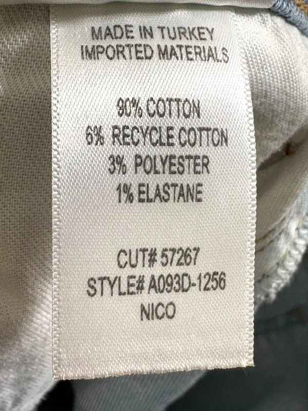 Agolde Nico High Waist Straight Leg Jeans Size 26 - Image 9