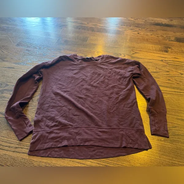 Athleta Maroon Sweatshirt - Image 2