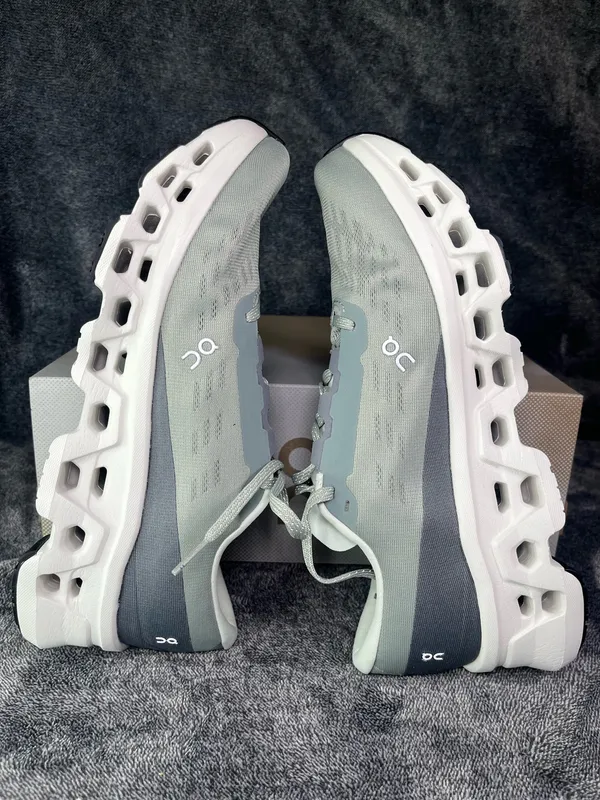 On Cloud NEW Cloudmonster Grey US Men's 9 Max Cushion Road Shoes⁠ - Image 5
