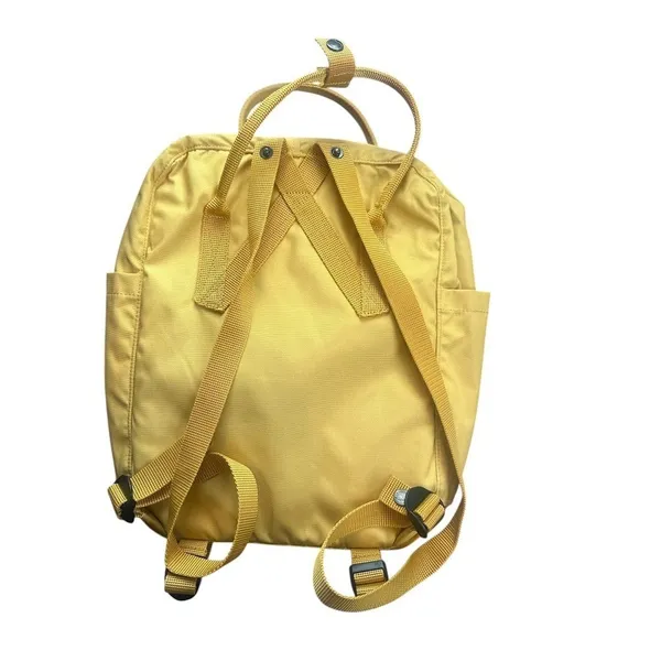 Fjallraven Tree-Kanken Backpack Bag Unisex Yellow Sustainable Eco-Friendly Bag - Image 3