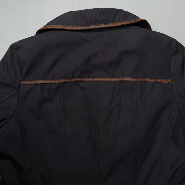 Vintage  Black Formal Pea Coat Rain Jacket - Image 6