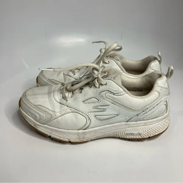 Skechers Go Run consistent white goga mat‎ sneakers size 7 - Image 8