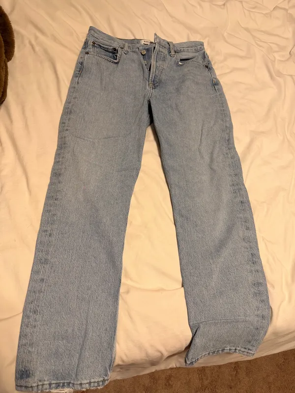 AGOLDE High-Rise Jeans Riley Straight - Image 8