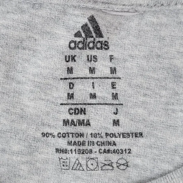 Adidas Golden State Warriors NBA Champs 2015 Graphic‎ T Shirt Womens Medium Gray - Image 4