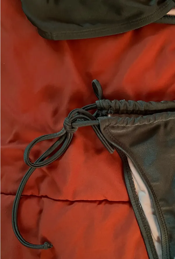 Cotton On Dark Green Brazilian Bikini Set - Image 4